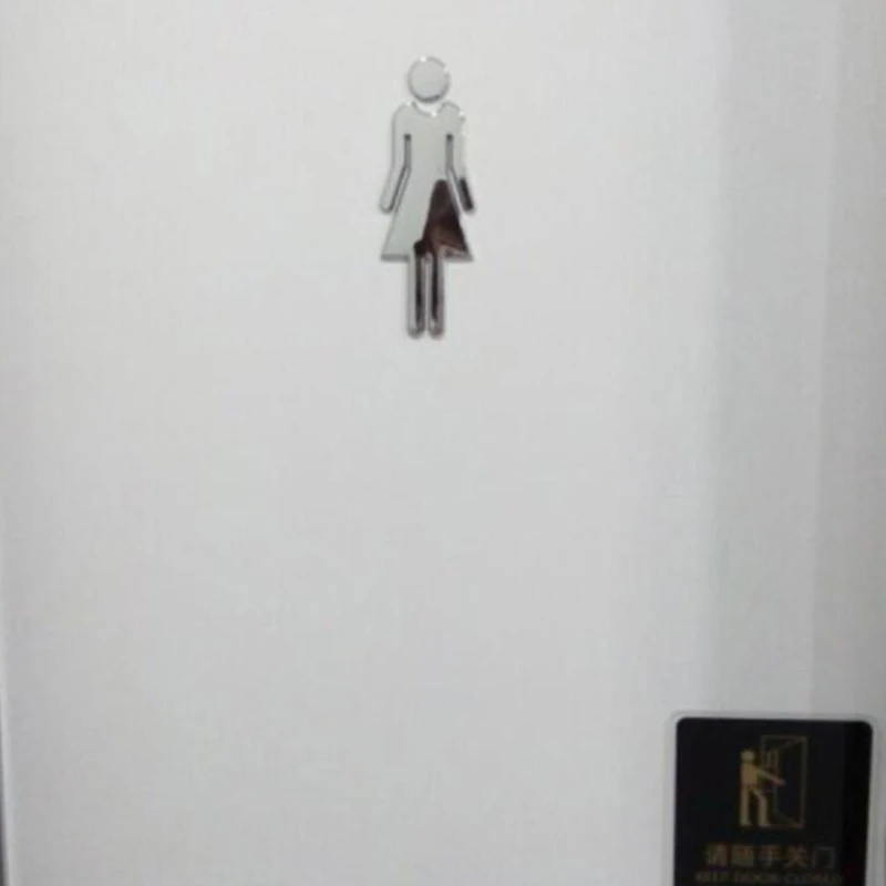 Туалет/Лоо/ванная комната/комната отдыха/Искусственная настенная вывеска