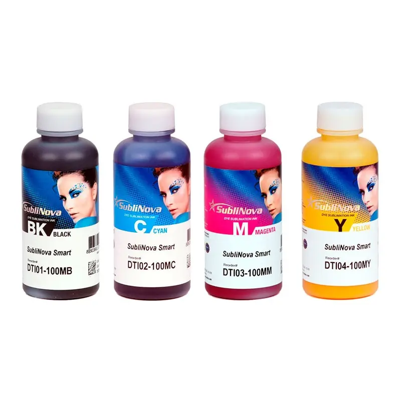 Чернила сублимационные Inktec DTI01-100MB DTI02-100MC DTI03-100MM DTI04-100MY DTI05-100MLC DTI06-100MLM 100 мл - купить