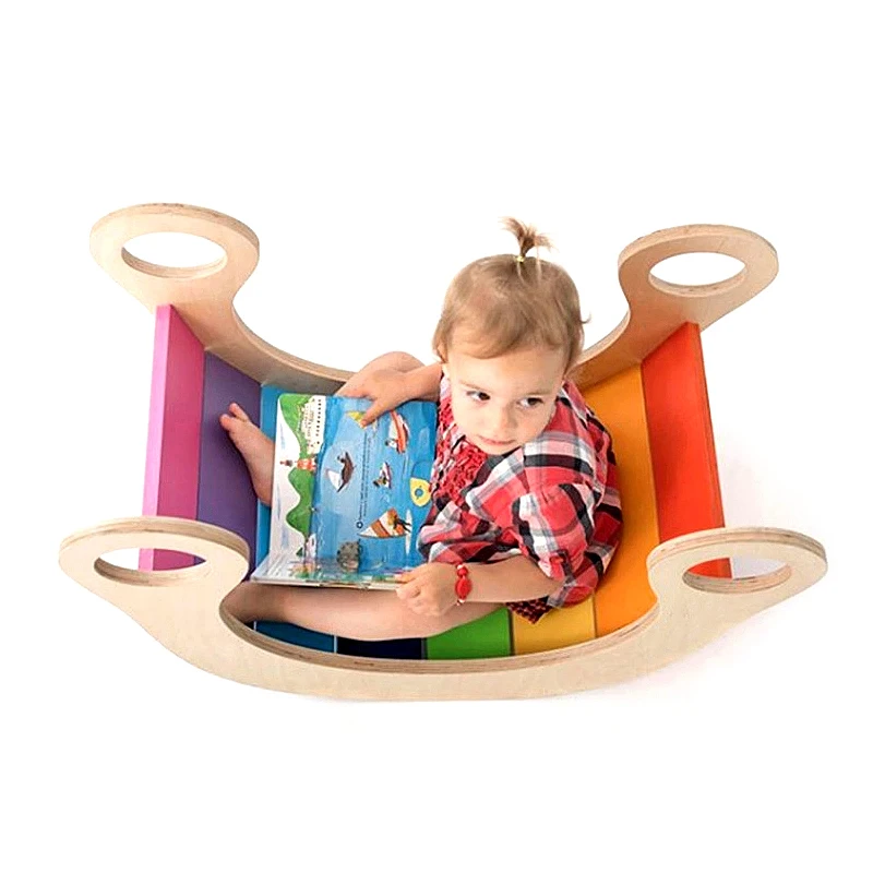 Balance Board Toddler Climbing Interactive Kindergarten Wooden Toys