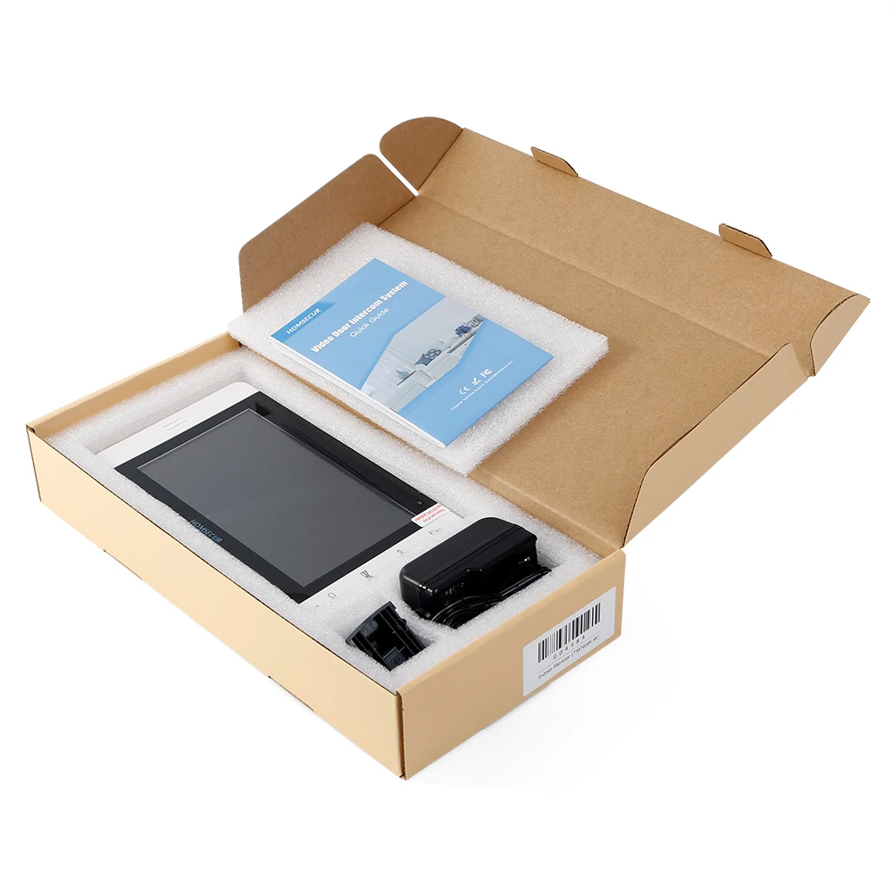 HOMSECUR " внутренний монитор с записью и TM703R-W для фотосъемки для HDW проводной видеодомофон домофон
