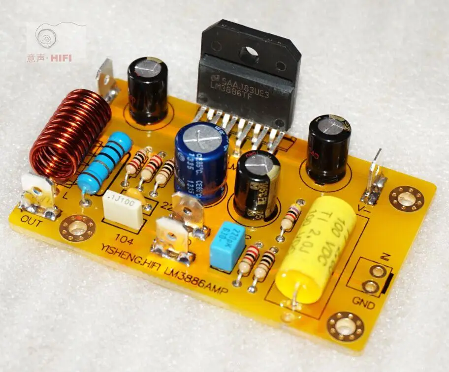 KYYSLB 60 Вт 8 Ом DC двойной 40 в LM3886 усилитель мощности плата может быть подключена в параллельной домашней аудио HIFI усилитель мощности