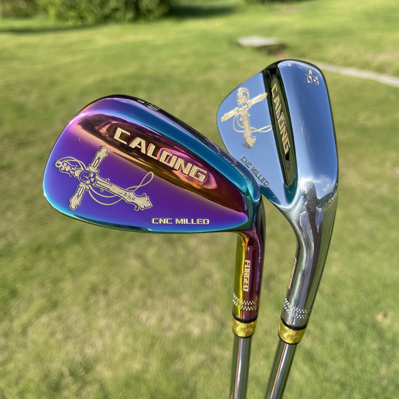 Серебряные клиновидные S20C кованые лицевые оригинальные динамические золотые