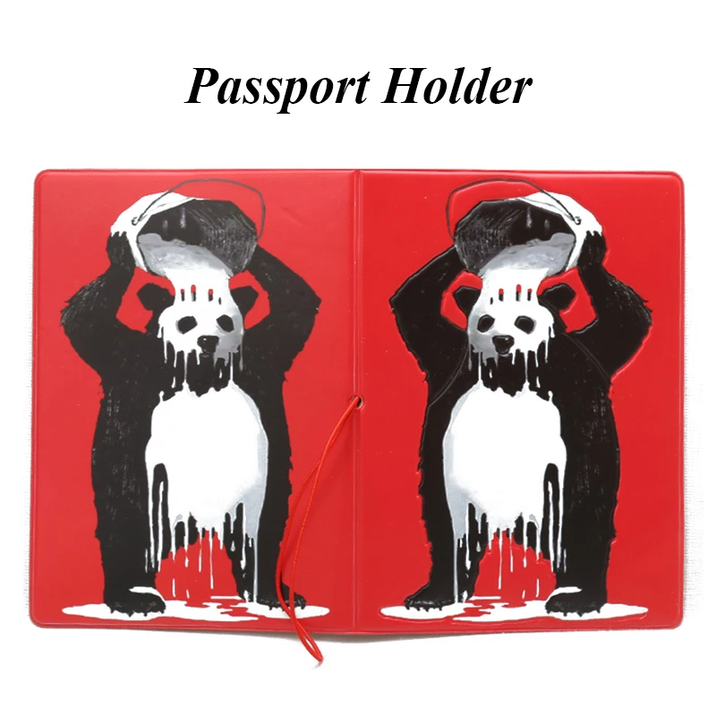 

New Pattern Passport Covers Fashion Style Credit Card Holder Passport Wallets Printed Cartoon Passport Case PVC Graffiti Wallet