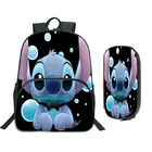 Новые школьные сумки на плечо Disney, модный рюкзак со стичем, чехол-карандаш, ежедневный рюкзак для студентов, мальчиков и девочек