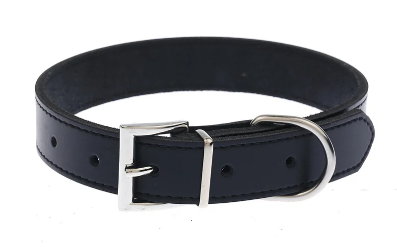 Pawstrip XS-XL ошейник для собак из натуральной кожи Регулируемый ошейник для кошек Чихуахуа щенка на шею