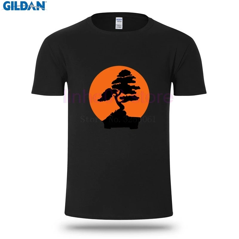 Создать одежду футболка для мужчин каратэ ребенок бонсай дерево 2 цвета Flex новая