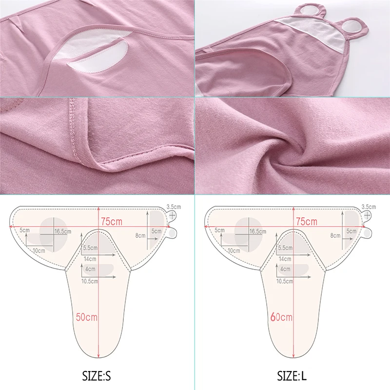 New 100% Cotton Baby Swaddle Infant Sleepsacks Newborn Wrap Receiving Blankets for Newborns Baby Products Blankets&Swaddle S ,L
