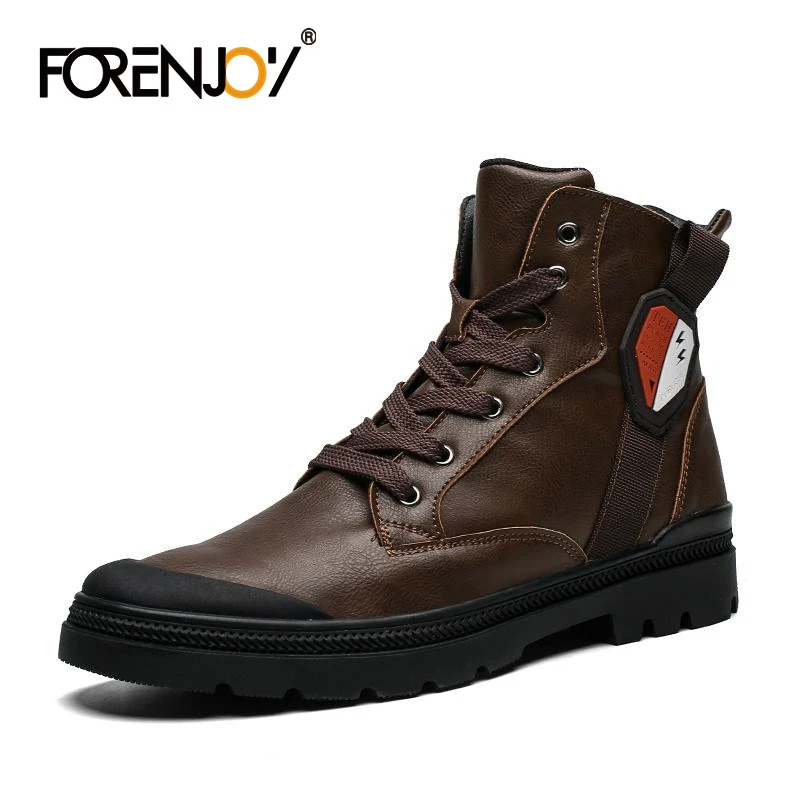 FORENJOY/Новинка 2019 года ботинки Martens в британском стиле martin классические винтажном