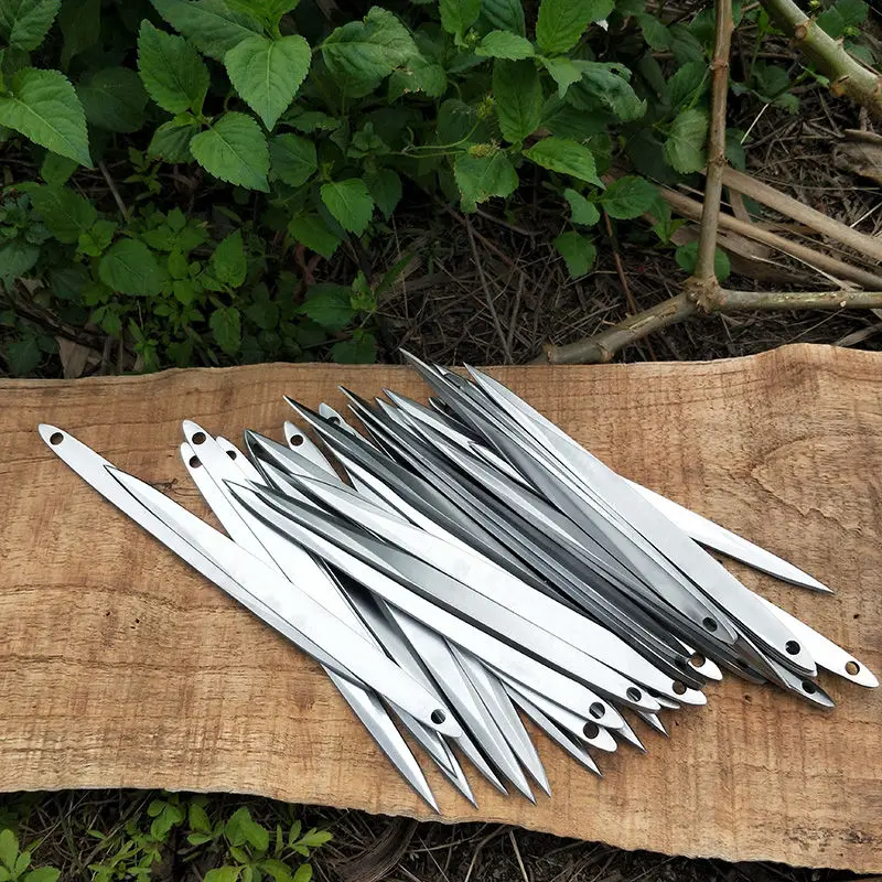 Искусственный прямой вращающийся охотничий нож с листьями ивы уличный скрытый