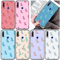 cute dinosaur baby fashion phone case for huawei honor 20 30 v20 20i lite pro 9 v9 9x v10 10x 10 lite cases carcasa back cover
