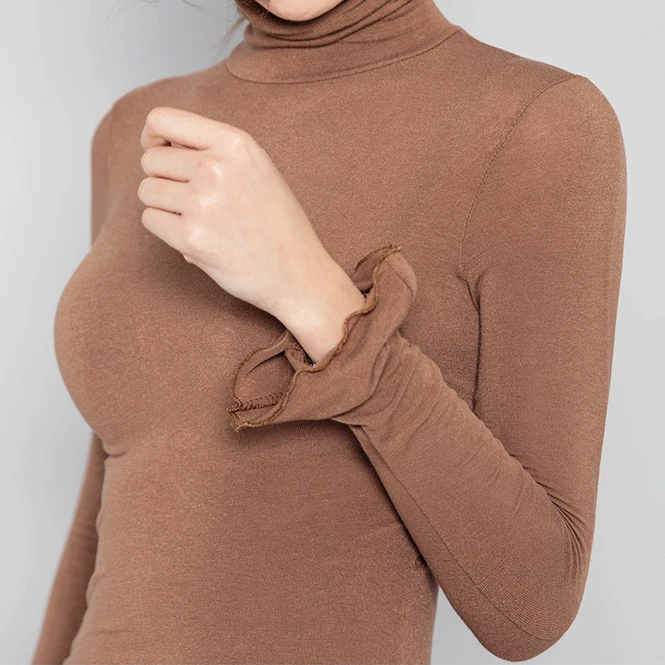 Весенний пуловер водолазка женская футболка однотонная Повседневная женские