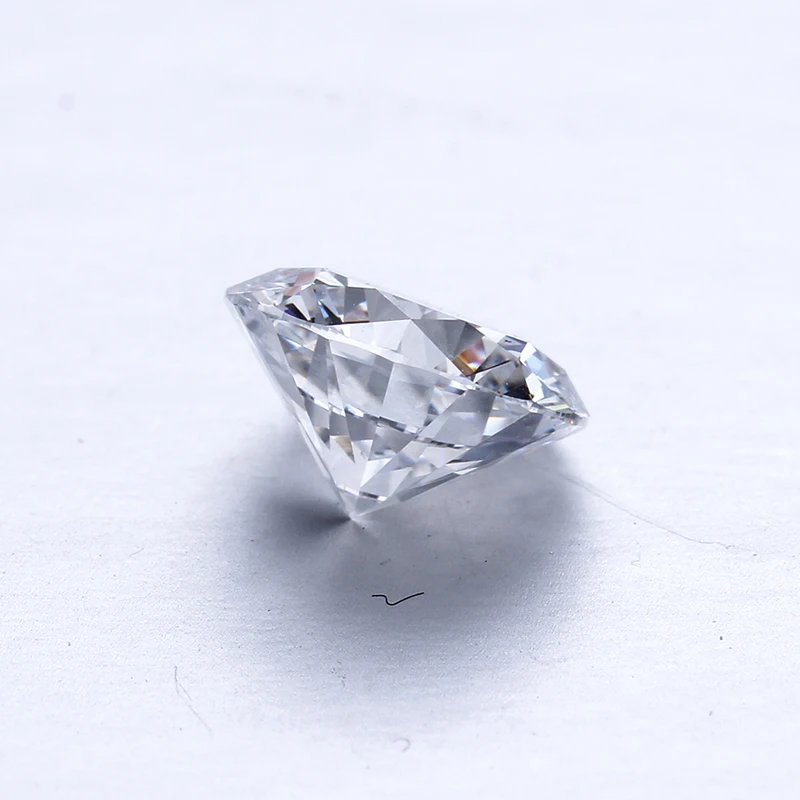 10 шт./упак. 0.05ct свободный бриллиант 2 4 мм DEF White HPHT Lab для кольца | Украшения и