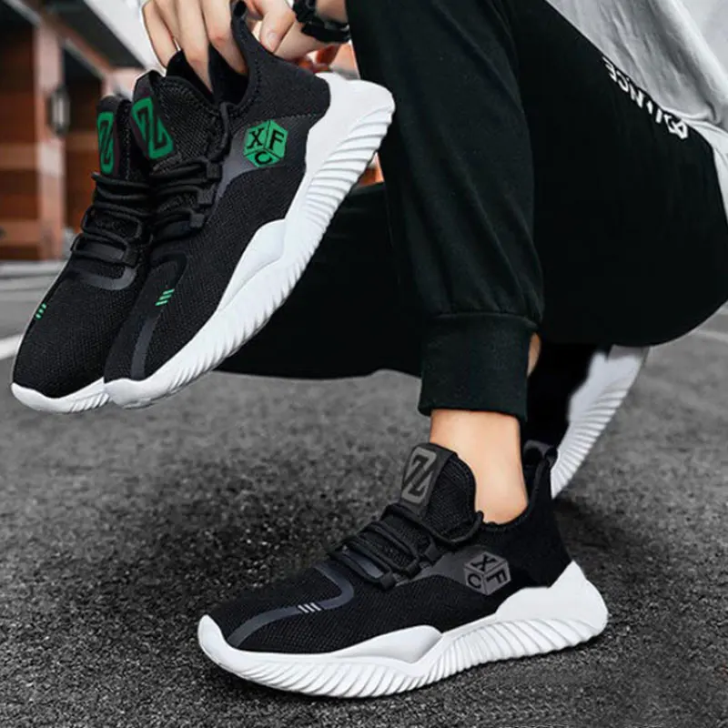 

2021 Spring New Fashion Leisure Sports Men's Shoes Light And Breathable Leisure Shoes Versatile Korean Fashion Shoes