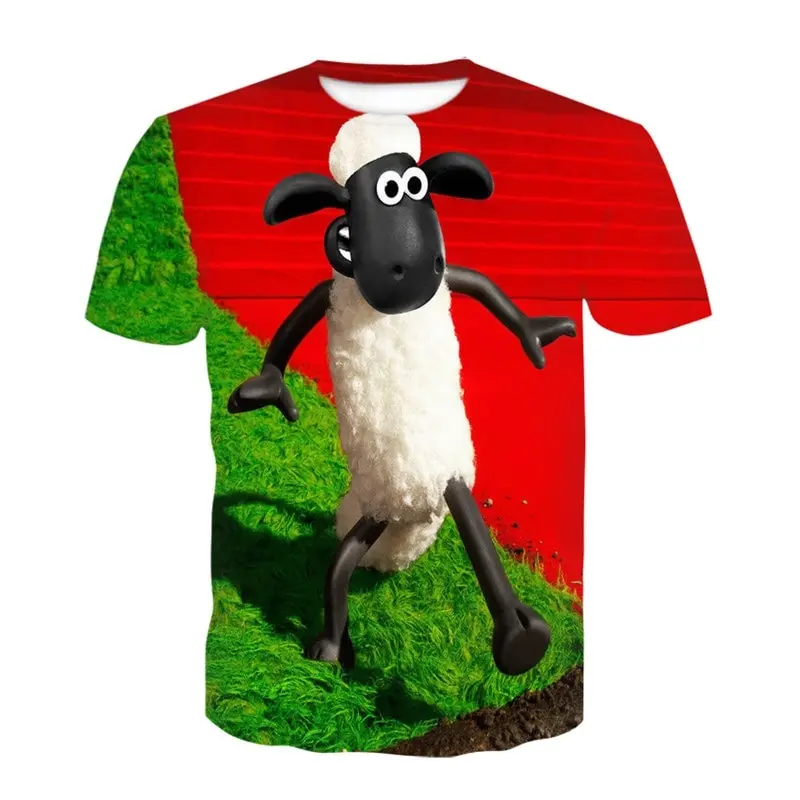 Новинка 2020 года Детская одежда в стиле Харадзюку из фильма ягненок Шон 3D