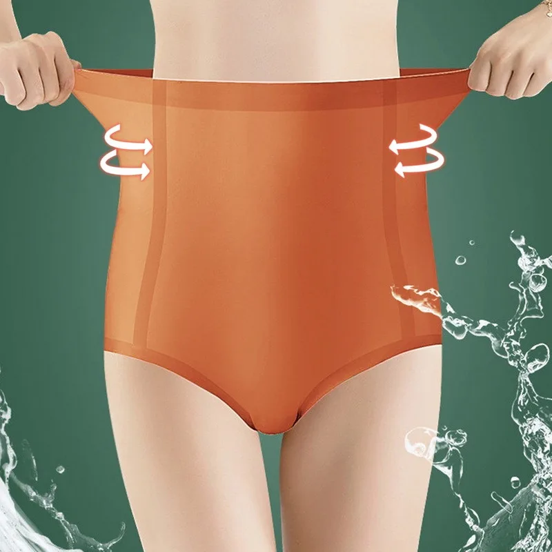 

Women's Panties Seamless Panties Sexy Solid Lady Panties Comfortable Boxers Panties Breathable Shorts Intimates Mid Waist Briefs