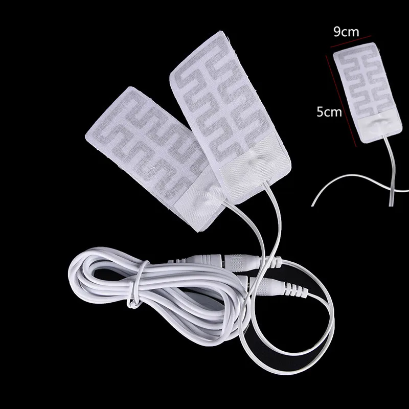 

1 Pair Electric USB Gloves Heater Cushion Winter Heated Gloves Jacket USB Heated Gloves Pad For Mouse Pad Carbon Fiber Cloth