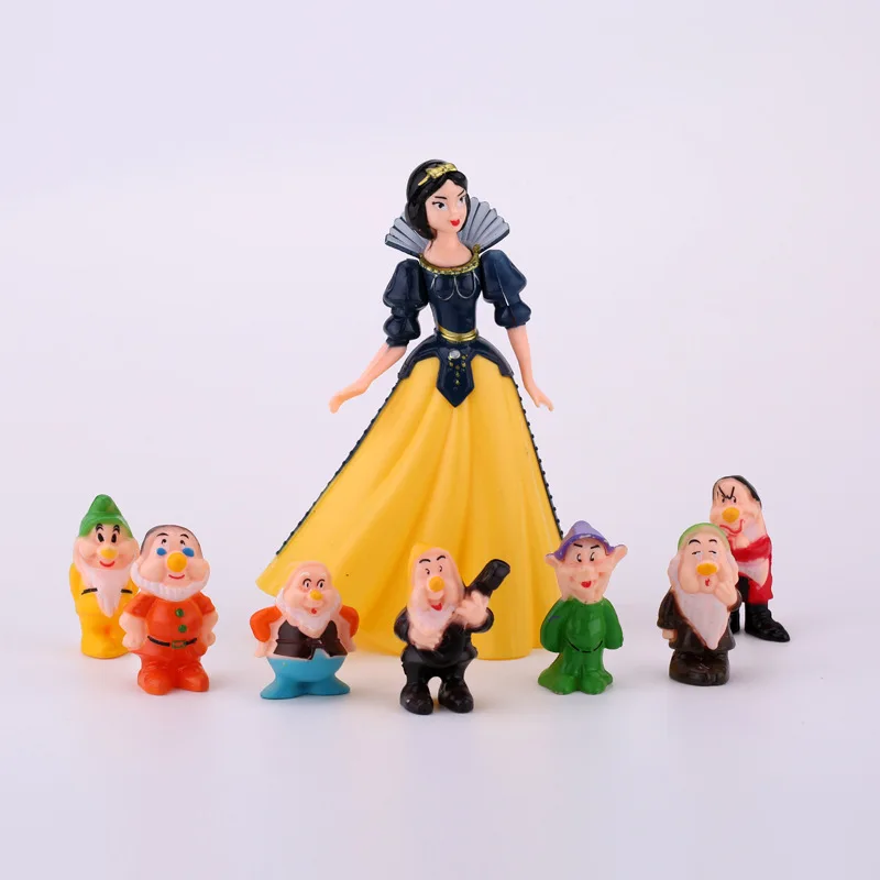 

Snow White and the Seven Dwarfs Cake Decoration Birthday Baking Plastic Doll Decoration Toy