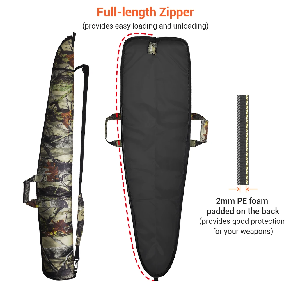1200D наружная камуфляжная пушка чехол военный охотничий мягкий пистолет для