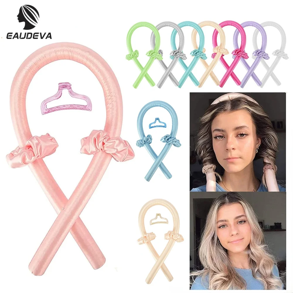 Плойка для завивки без нагрева шелковая лента для завивки волос мягкая лента для сна Плойка для завивки волос Инструменты для укладки волос - Подсмотренное из ТикТока