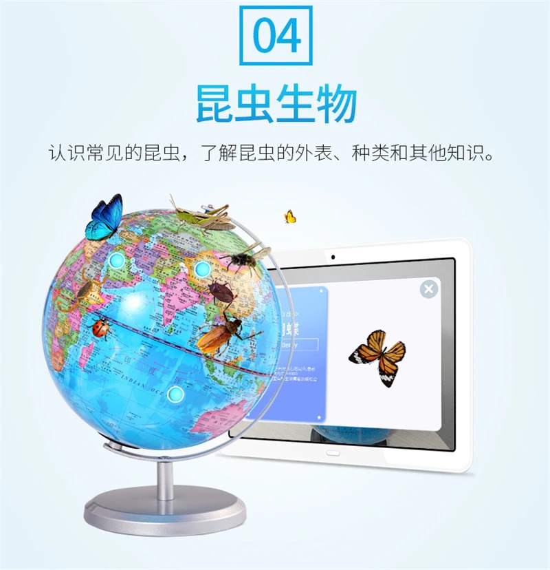 3D светодиодный ночник с плавающим глобусом магнитная левитация Карта мира