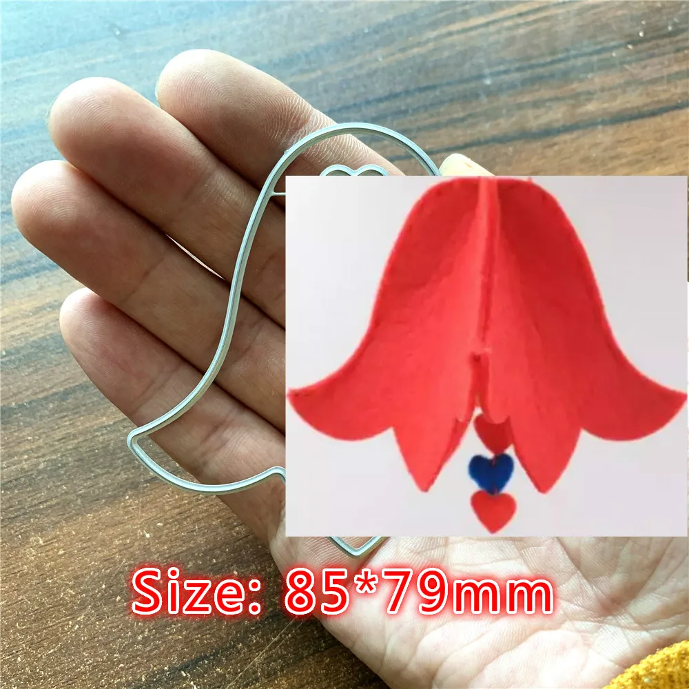 1 шт. ветряной Колокольчик металлический Трафаретный вырубной штамп Трафареты