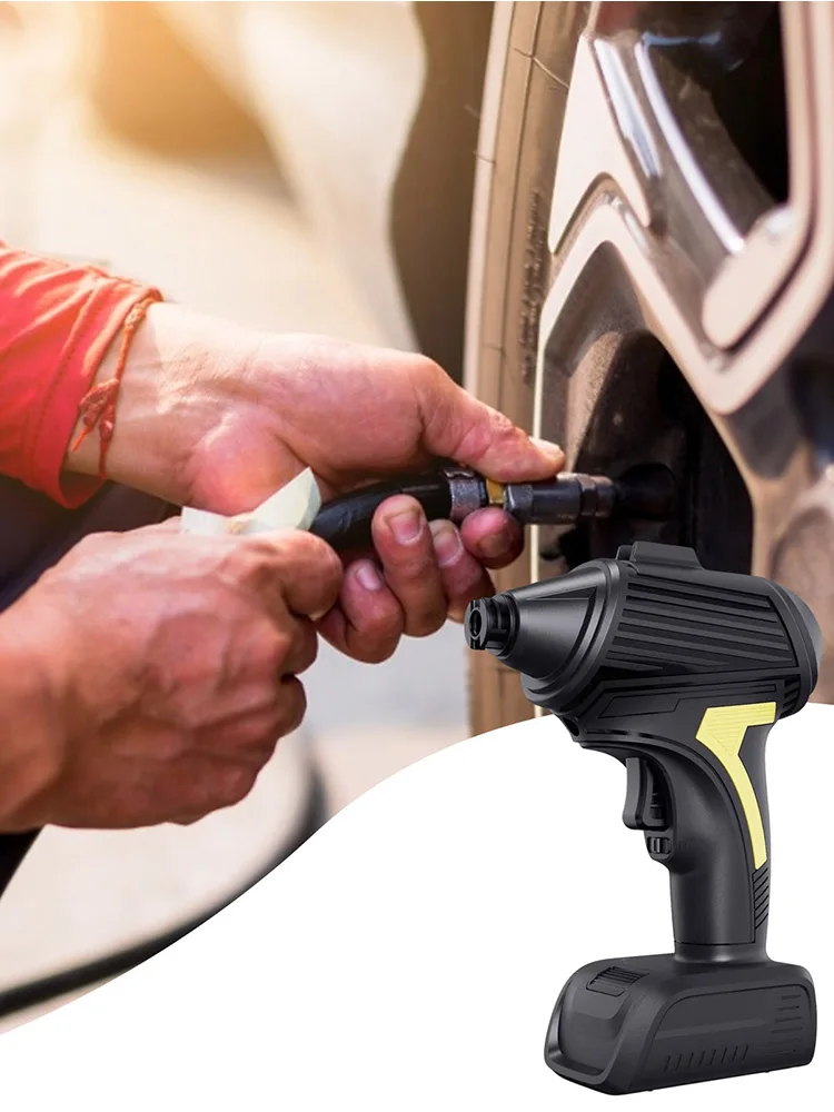 Barato Compresor De Aire Digital Portátil Para Coche, Bomba De Inflado De Neumáticos Inalámbrica, Recargable Por USB, Para Motocicletas, 120W