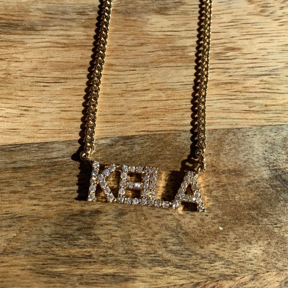 DOREMI 9 мм хрустальное ожерелье с буквами для женщин ювелирные изделия на заказ