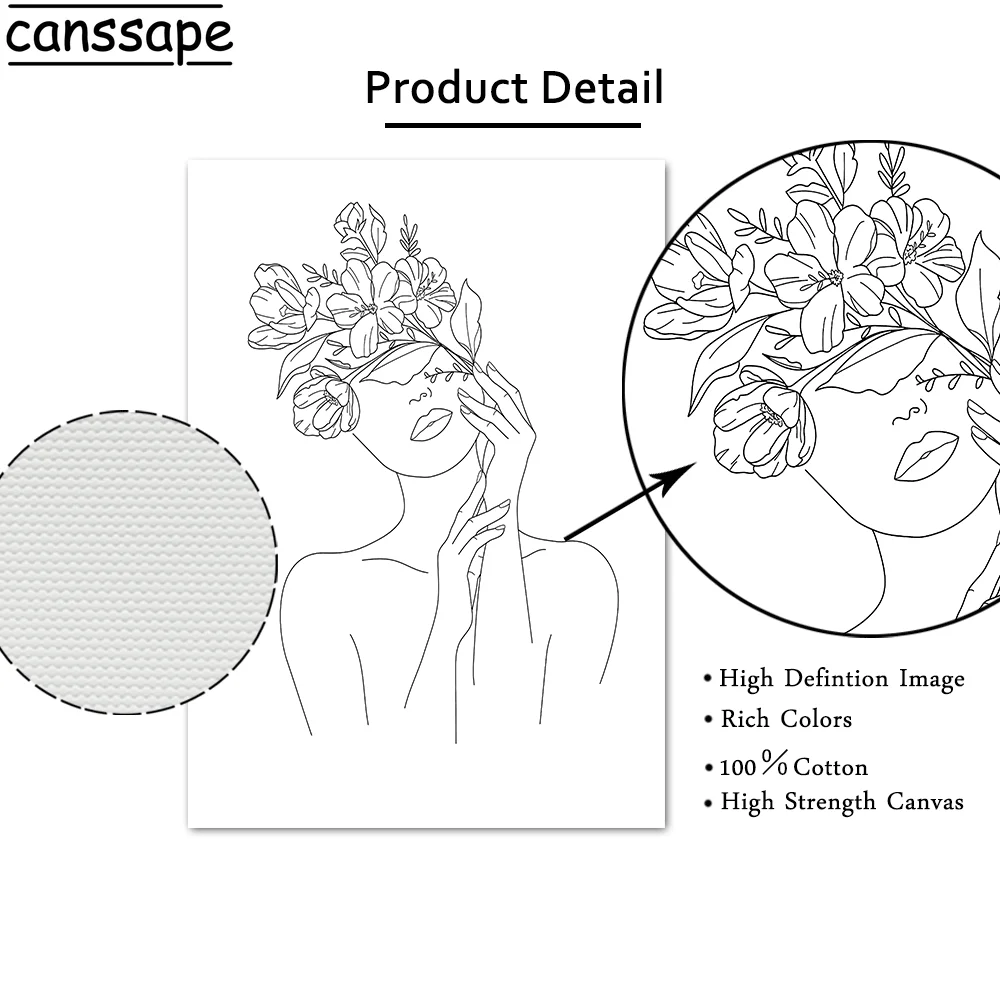 Художественный настенный постер для привлекательной обнаженной девушки на