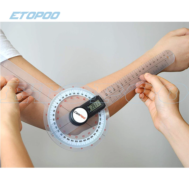 300 мм/200 мм цифровая угловая линейка Гониометр медицинский транспортир