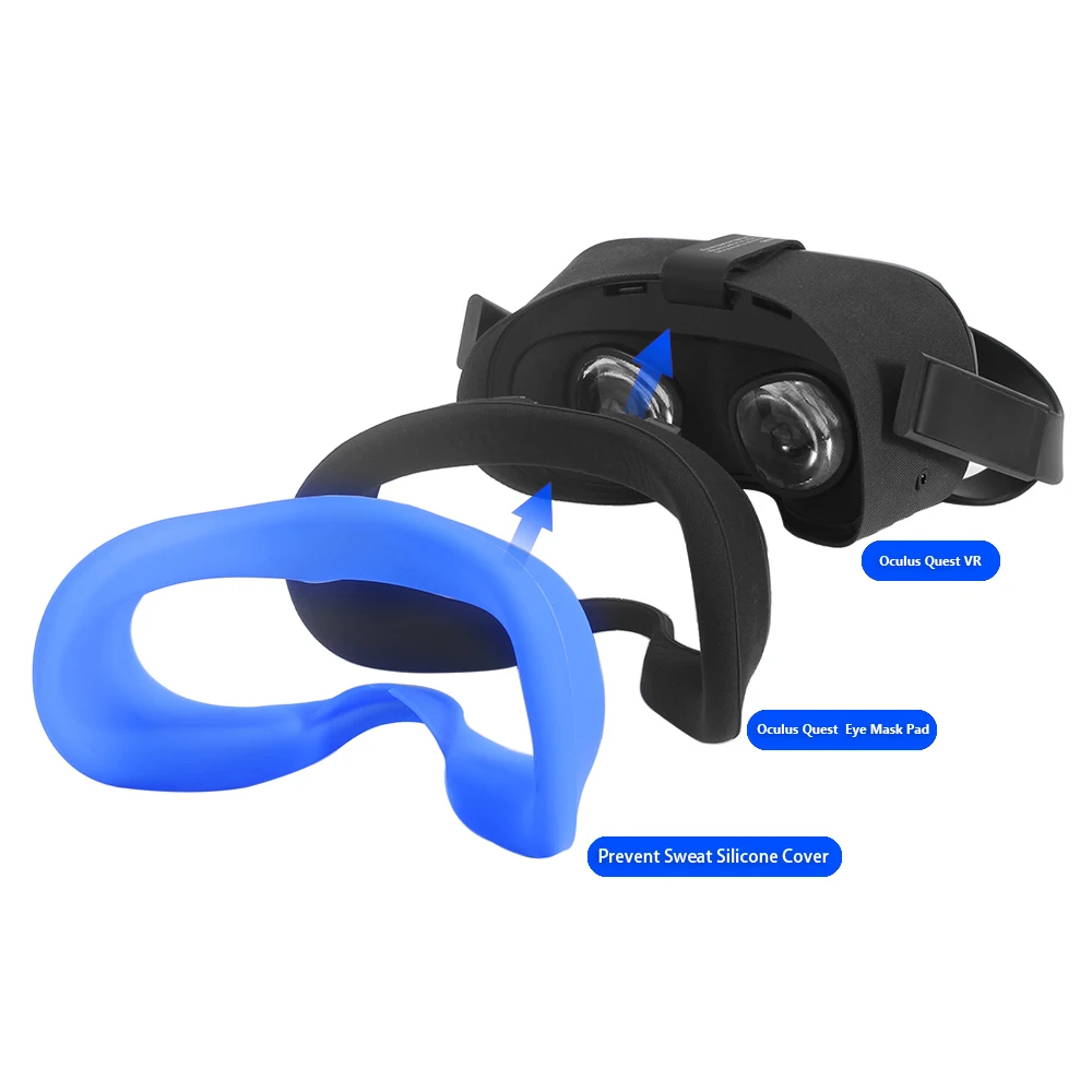 Мягкий анти пот силиконовый VR маска для лица глаз светильник против утечки Oculus