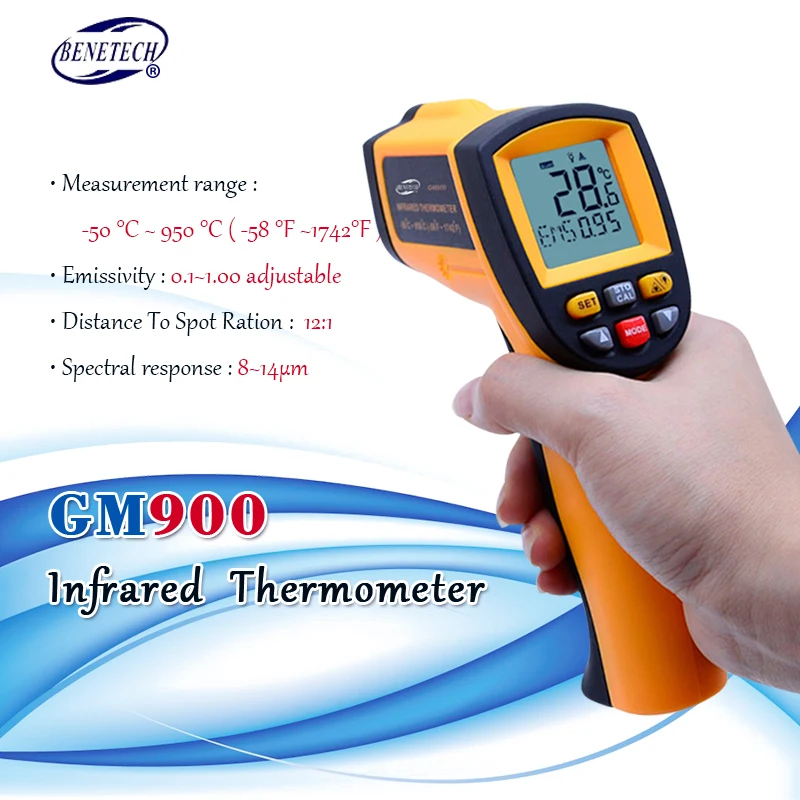 С коробкой Бесконтактный Точный Цифровой инфракрасный лазерный инфракрасная