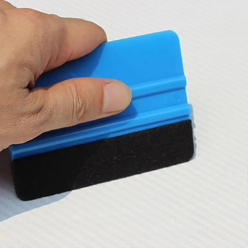 

1pcs Felt Edge Squeegee Car Vinyl Wrap Application Square no Decal Scraping Foil Tool Car-styling For Car Scraper sticker O1N4