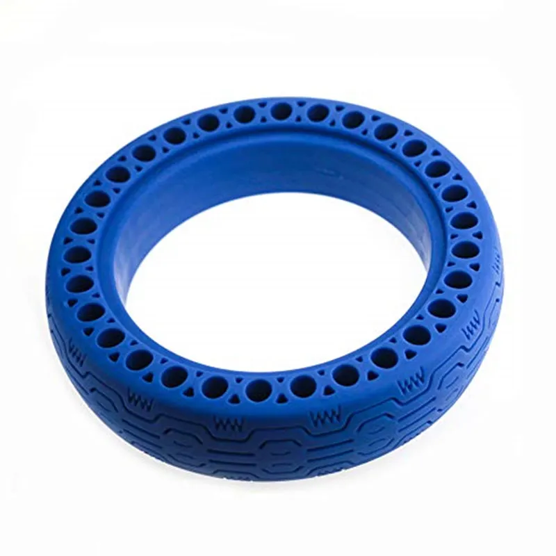 Hollow tires Бескамерные Твердые Полые Резиновые Шины для Xiaomi M365 прочная анти-Взрывная разноцветная шина для Xiaomi Mijia M365 Электрический скутер - Цвет: Hollow tires