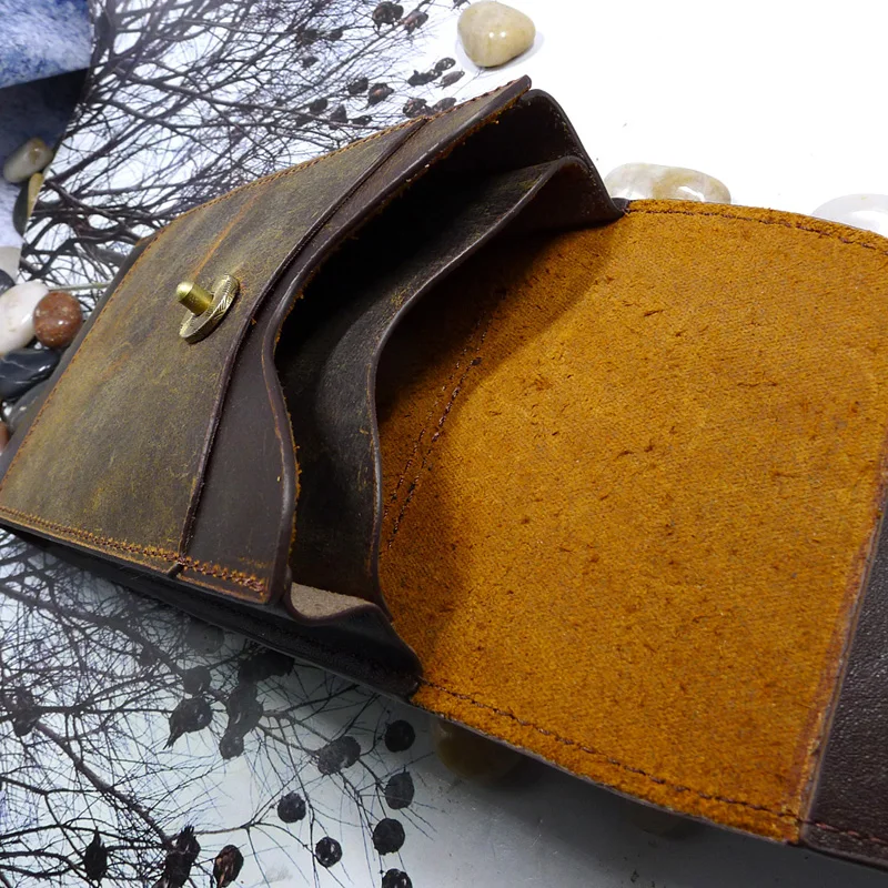 Универсальный Вертикальный чехол для телефона из натуральной кожи blongk с двумя