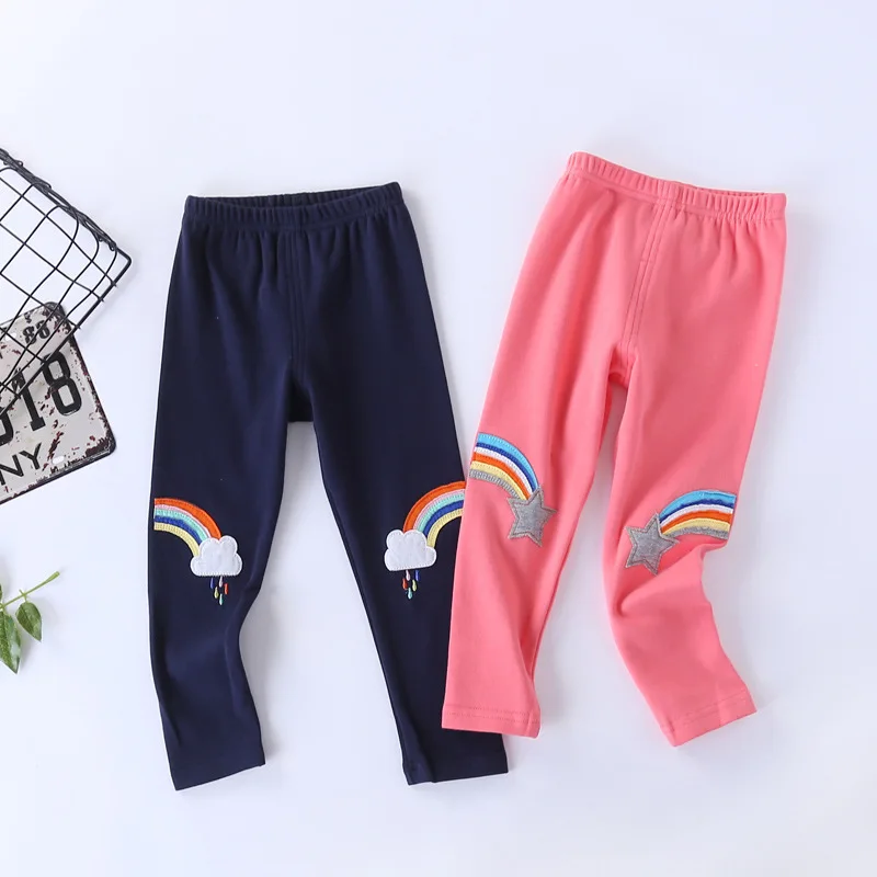 Леггинсы для маленьких девочек брюки-карандаш Детская Пижама хлопковые брюки с