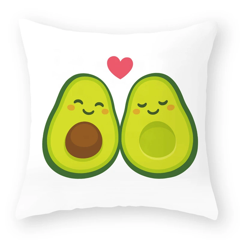

Avocado Tropical Fruit Decorative Cushions Pillowcase Polyester Cushion Cover Throw Pillow Sofa Decoration Pillowcover 40883