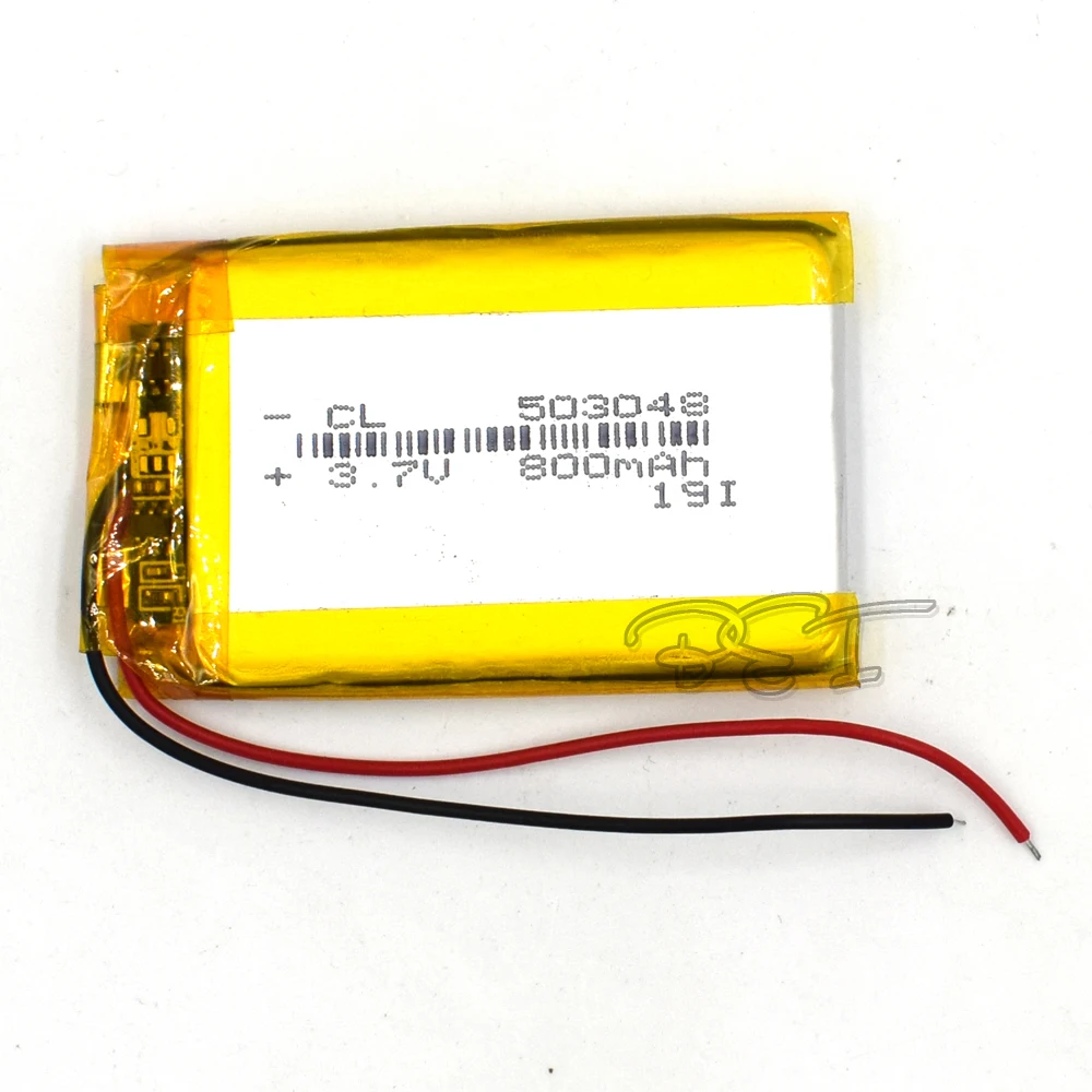 

5Pcs 3.7V Lithium Navigator Rechargeable Li-polymer Battery 503048 800mAh Li-Po MP4 Batteries GPS MP3 MP5 Li-ion Cell Speaker