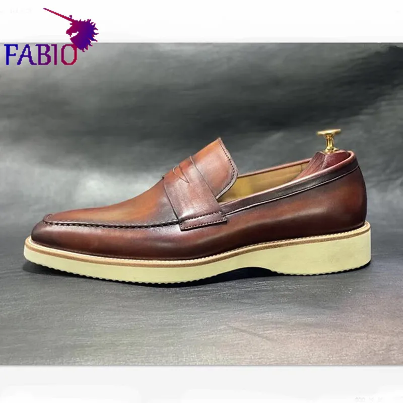 

Imported French cowhide shoes for men Leather shoes for business men Leather shoes for men's suit