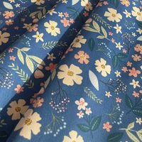 100 cotton printed fabric by the yard colorful flower pattern fabric for sewing clothes dress making diy craft supplies 4550cm