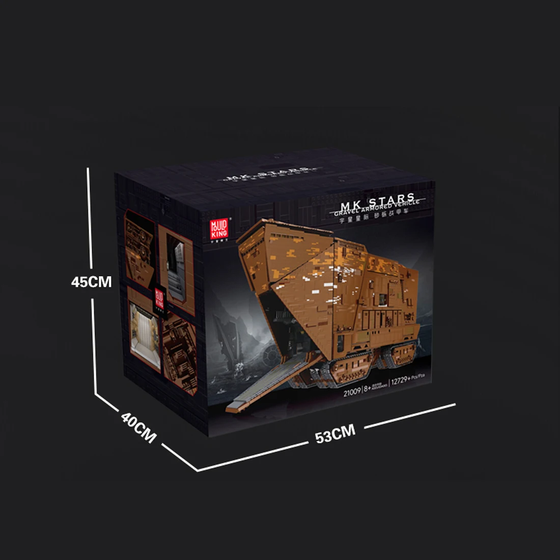 

16168Pcs 2.4G/APP Dual Remote Control Sandcrawler Assembly Model Toys MOC Stem Toys Educational Bricks Toy