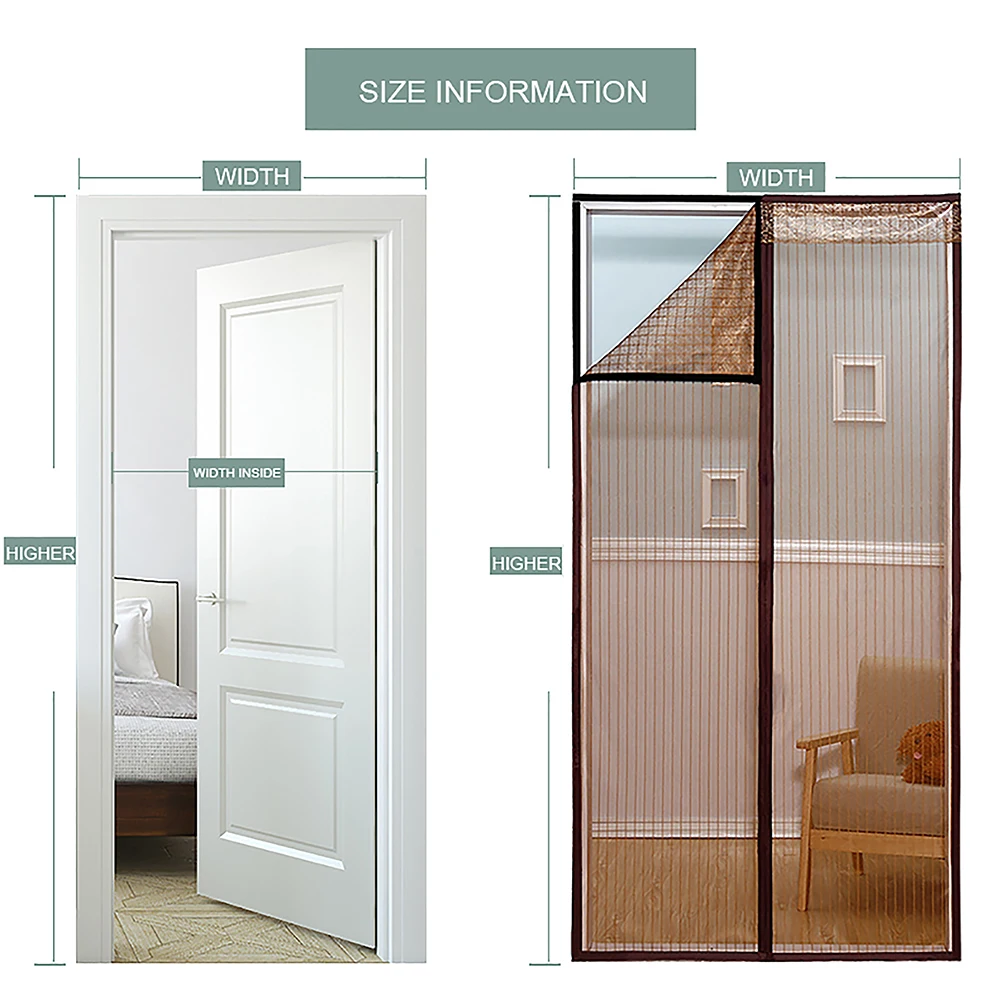 Высококачественные магнитные летние Антимоскитные шторы Штора для защиты от