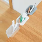 Настольный держатель для ручек, подвесной органайзер, коробка для хранения в офисе, держатель для ручек, подвеска, креативный липкий канцелярский чехол для хранения