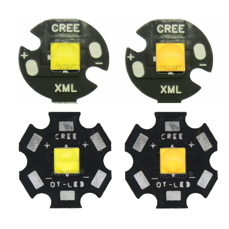 Светодиодсветодиодный лампы CREE XML XM-L T6 U2 1 шт. 10 Вт холодный белый теплый синий