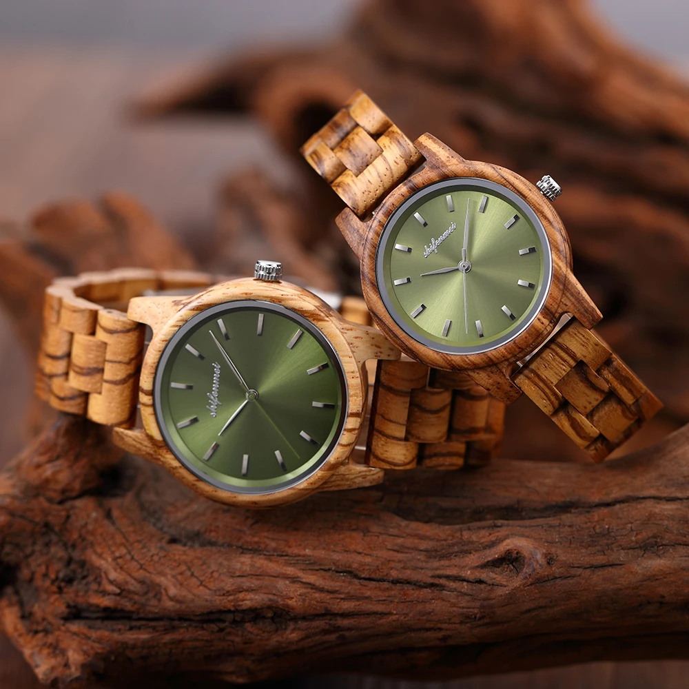 

shifenmei Watches for Men Women Wooden Watch Quartz Couple Wristwatch Man Female Clock LOGO Customization for Lover