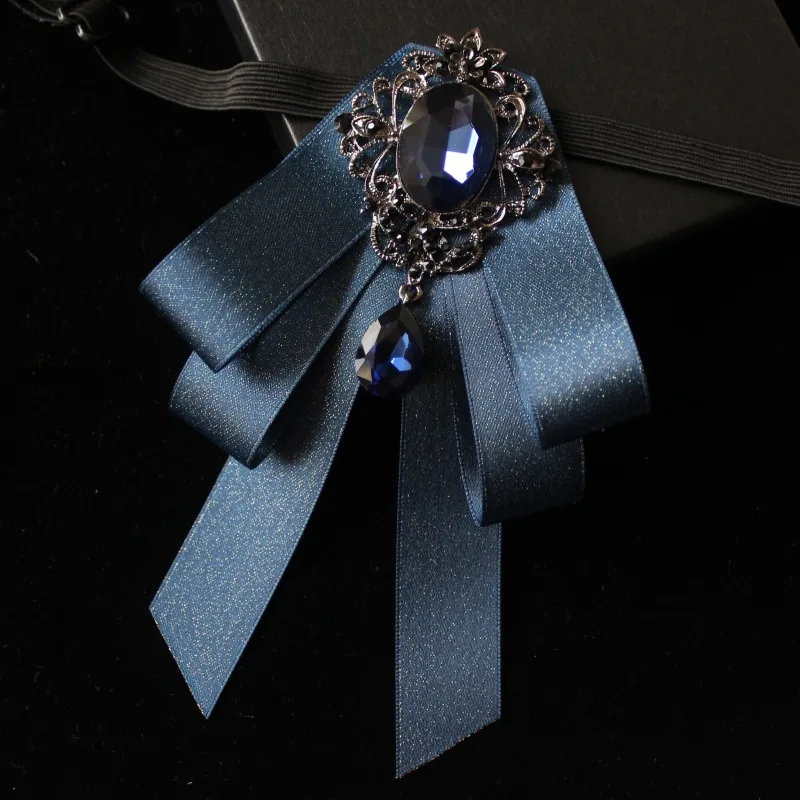 Высококачественная брошь бант галстук бабочка нагрудный воротник булавки со