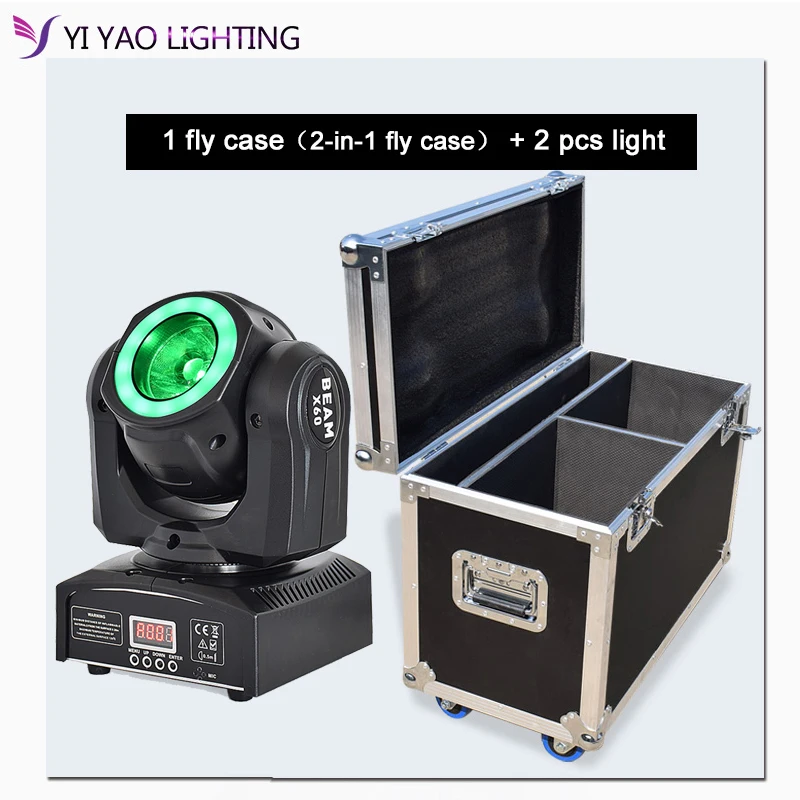 F светильник чехол 60w СИД Moving головной светодиодный диджейский луч Dmx s RGBW 4in1 с