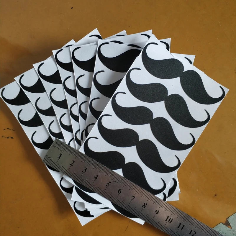 60 шт Черный Усы виниловые наклейки на стену для детей игровая комната