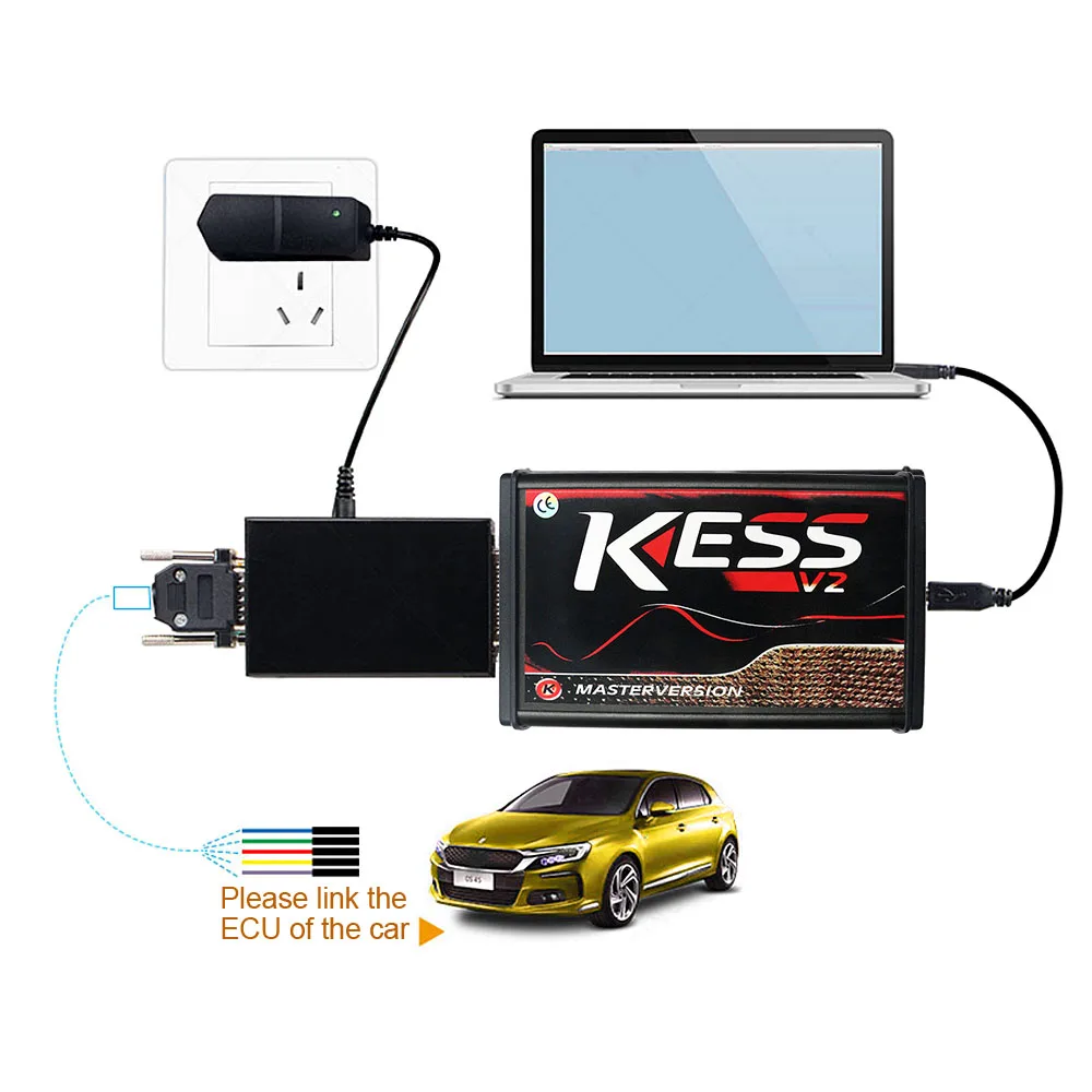 KTAG V7.020 V2.23 KESS V5.017 V2.47 EU Red ECM Titanium Winols Master Version ECU OBD 2 инструмент для программирования