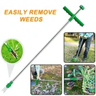 Инструмент для удаления корней, портативный ручной алюминиевый прибор для выжимания когтей на улице, с длинной ручкой, для сада, газона