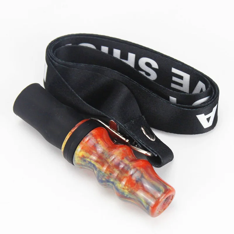 Красный Многоразовые Shisha мундштук с подвеской веревки ремень наконечники для кальяна наконечники Кремнийорганическая кальян наргиле водопровод мундштук - Цвет: Красный